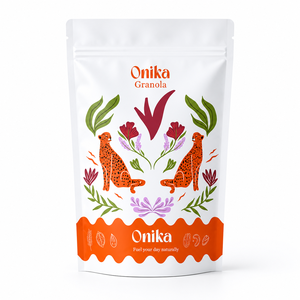 Sachet Doypack Personnalisé Refermable Qualité Alimentaire pour Granola, Flocons d'<span class=keywords><strong>Avoine</strong></span>, Muesli, 250g, Finition Mate, Ziplock, Motif <span class=keywords><strong>Arabe</strong></span> - Product Image 5