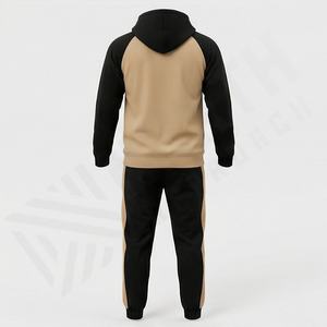 Ensemble de survêtement de qualité supérieure pour hommes, manches longues, fermeture éclair intégrale, course à pied, style personnalisé, nouvelle collection, ensemble deux pièces de haute qualité, vêtements d'entraînement sportif - Product Image 2