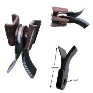 交換用芝刈り機ブレード＆トリマーカッターヘッド、刈払機や園芸工具にユニバーサルフィット - Product Image 1