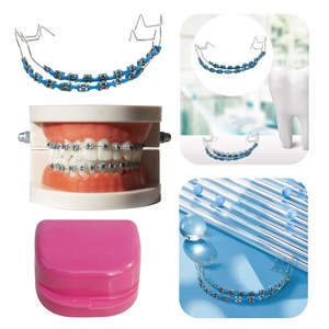 Attaches orthodontiques pour appareils dentaires, clips pour appareils dentaires avec fils métalliques, supports métalliques - Product Image 3