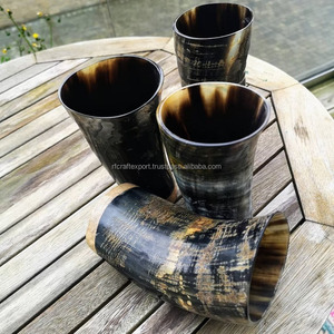 Diseño moderno de alta calidad Real Ox Horn Viking Drinking Surtido de tazas Set Regalo perfecto a precio mayorista por RF Crafts - Product Image 4