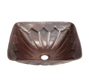 Fregadero de cocina y baño de cobre Premium con diseño grabado, fregadero de forma personalizada para uso en restaurantes y hoteles domésticos - Product Image 2