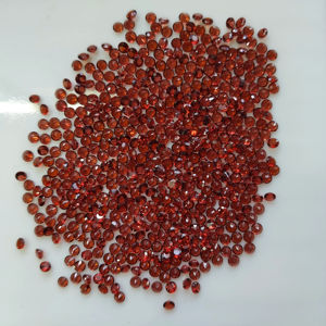 พลอยโกเมนแดงธรรมชาติ 3.5 มม. ทรงกลมเจียระไนแบบบริลเลียนท์ คุณภาพดีที่สุด สำหรับทำเครื่องประดับ - Product Image 5