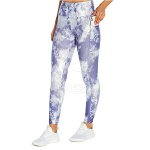 Leggings de Yoga para Mujer, Nuevo Diseño, Sublimados, Color Sólido, Ligeros, Transpirables, de Secado Rápido, Cintura Alta, Compresión, Cierre Elástico - Product Image 1