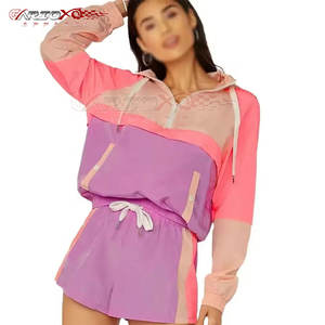 ชุดกางเกงขาสั้นกันลมสำหรับผู้หญิงชุดกางเกงขาสั้นกันลมมีความยืดหยุ่นและดูดซับเหงื่อ - Product Image 2