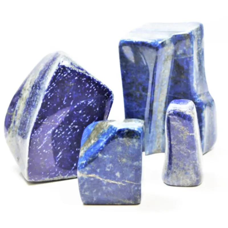 Tự nhiên Lapis Lazuli đánh bóng hình thức miễn phí cho trang trí nội thất trang trí sân vườn trang trí cỏ hiển thị mảnh