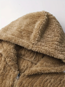 Venta caliente 100% Sudaderas con capucha de lana de algodón con mangas largas Colección de invierno Básicos en mezcla de algodón de la mejor calidad - Product Image 4