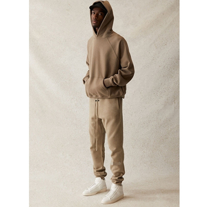 Unisex OEM personalizado de gran tamaño sudaderas con capucha y pantalones de chándal Jogger conjunto Casual hombres chándal para el invierno - Product Image 5