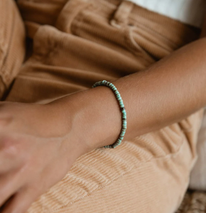 Coconut Bead Bracelet for <b>Men</b> and Women by Pineapple Island *CUSTOMIZABLE* - Product Image 2