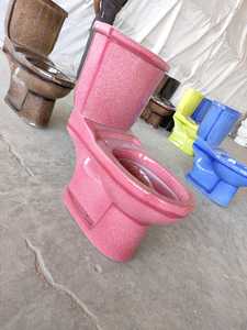 Aqua EWC-Piège à eau moderne en céramique, système P & S à double chasse avec housse de siège pour salle de bain - Product Image 5