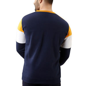 เสื้อสเวตเชิ้ตผู้ชาย แขนยาว คอกลม ผ้าฟลีซ ลายบล็อกสี - Product Image 4