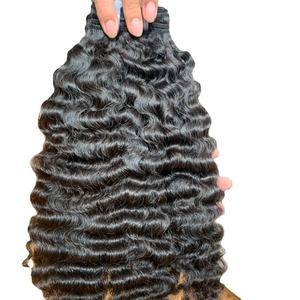 Mechones de pelo rizado birmano vietnamita, cabello rizado virgen, grado 10A, sin enredos/sin caída - Product Image 1