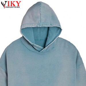 Sudaderas con capucha estilo pullover extragrandes de felpa francesa con lavado ácido para hombre, buena calidad a un precio razonable, sudaderas con capucha para hombre de VIKY INDUSTRIES - Product Image 6