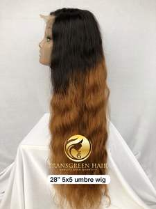 Vente en gros d'extensions de cheveux humains vierges 100% 28 ''pour Ombre 5x5 Wavy HD Lace Closure Perruques Black Cambodgian Mink Indian Temple - Product Image 2