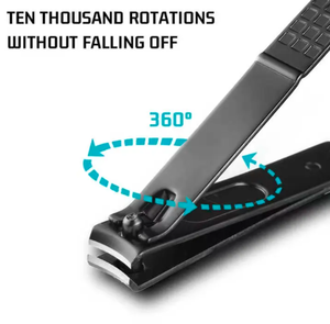 Professionnel nouveau Portable noir étiquette personnalisée coupe-ongles en acier inoxydable coupe-ongles manucure et pédicure coupe-ongles - Product Image 3