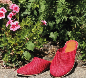 ภาพนิ่ง Raffia, รองเท้าโมร็อกโก, รองเท้าฟาง, แฟลต - Product Image 1