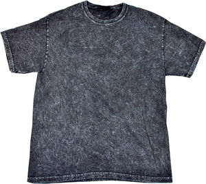 Custom Logo Acid Wash T-<b>shirt</b> For <b>Men</b> <b>Oversized</b> Distressed Tee Quick Dry 100% Cotton Heavyweight Knitted Fabric For <b>Gym</b> Use - Product Image 2