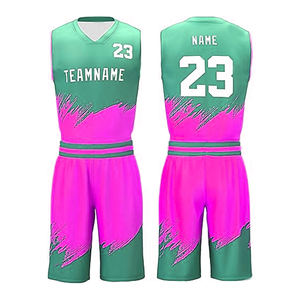 Uniforme de baloncesto de alta calidad, ropa deportiva con impresión por sublimación completa, conjuntos de uniformes, conjuntos de ropa de baloncesto transpirable para adultos - Product Image 1