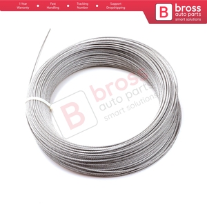 BWR5474 Window Regulator Repair Cable Steel Wire Rope 7x7 Diameter: 1.7 mm Length 100 <b>meter</b> for Car Window Regulator - Product Image 4