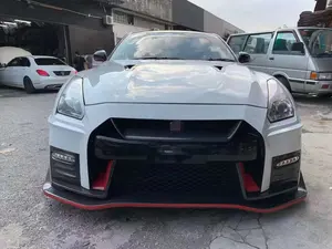 PP Material Car Modified Bumper Rear Lip Engine Hood LED Headlights Bodykit For Nissan GTR R35 Update To New Style Body Kit