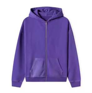 OEM Custom Men's Casual Full-Zip Hoodie Versatile Zip Hoodie for Outdoor, Gym, and Loungewear - Product Image 1