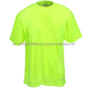 ANSI Hi <b>Vis</b> Reflective Safety <b>T</b>-<b>Shirt</b> for Men Breathable Waterproof Fluorescent Thermal for Airport Traffic Roadway Security - Product Image 2