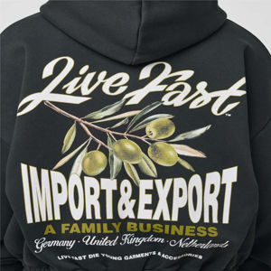 100% coton polaire unisexe sweat à capuche zippé en gros conception personnalisée et couleur brodée caractéristique anti-rétrécissement pour l'hiver - Product Image 6