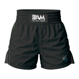 Pantalones cortos No Gi MMA para hombre, ropa de gimnasio de entrenamiento personalizada para Kickboxing, elásticos, cómodos, decorados, con volantes, hechos de estambre - Product Image 1