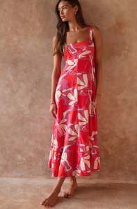 Tendances 2026 : Robe longue indienne imprimée à la main pour femme, robe de demoiselle d'honneur ukrainienne, légère et confortable pour l'été - Product Image 3