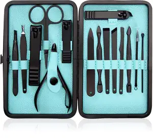 Kit pessoal de manicure e pedicure, kit de instrumentos de beleza para manicure e pedicure