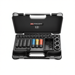 Facom 1/2'' Hexagonal <b>Impact</b> <b>Socket</b> Set 27-Piece Durable Tool Kit - Product Image 2