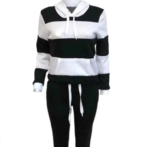 Top Wholesaler Customized Women <b>Tracksuit</b> Latest Design Women Premium <b>Tracksuit</b> 100% Cotton <b>Plain</b> <b>Tracksuit</b> Hoodie Sets - Product Image 5