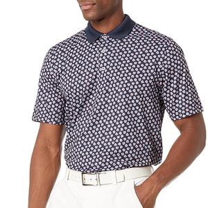 Polo en tissu confortable design unique couleur unie vêtements décontractés hommes polo nouveauté confortable fit hommes polo - Product Image 4