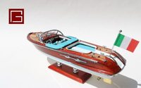 Modèle de bateau rapide en bois RIVA AQUARAMA, design personnalisé approuvé par le fabricant Gia Nhien, faible MOQ, bateaux artisanaux, style nautique européen