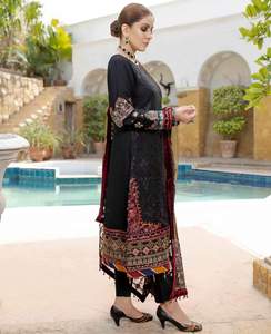 Excellente qualité Pakistan remises spéciales Taille femmes shalwar kameez robe robe robe Kuchi Afghani du Pakistan par WS INTNATIONAL - Product Image 4