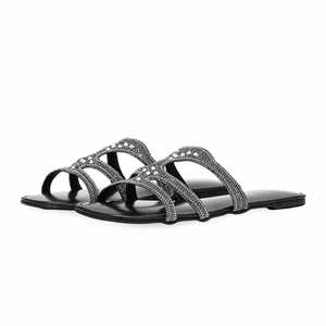 FN7797กีฬาแฟนซีสีดำสำหรับรองเท้าแตะ - Product Image 3