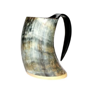 Verre à bière écologique de luxe avec corne de boeuf et vache personnalisable avec taille et logo Verre à vin de meilleure qualité - Product Image 5