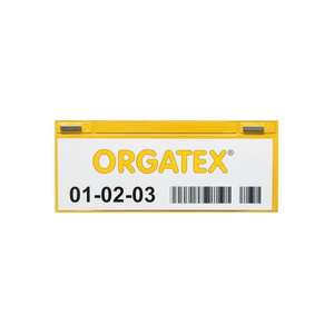 KAN-Label Porta Etichette, magnetico 1/4 DIN A4, Giallo, 50 pz / Confezione.- KLMU100-04 - Product Image 1