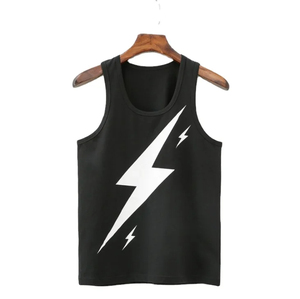 XXL <b>Men's</b> Workout <b>Tank</b> <b>Tops</b> Breathable Sleeveless Gym Shirts Knitted Weaving Plus Size Made in Pakistan - Product Image 4