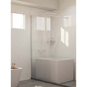 Paroi de douche en verre trempé (cannelé) - Product Image 5