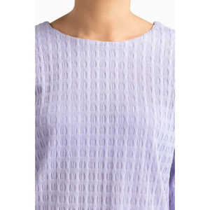 เสื้อป๊อปลินสีม่วงรุ่นพื้นฐาน WM-KTP23-108 คุณสมบัติระบายอากาศได้ดี - Product Image 6