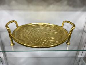 Bandeja de aluminio de diseño elegante para servir en el hogar y la cocina, bandeja para servir café, comida, desayuno, cena, bandeja para decoración de boda - Product Image 4