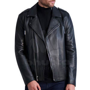 Vestes en cuir personnalisées de couleur hivernale à col montant, mode personnalisée, nouvelle arrivée, haute qualité, imperméables et respirantes pour hommes - Product Image 1