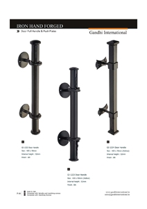 Poignées et boutons de porte, nouvelle COLLECTION élégante de quincaillerie de porte, fabricant de poignées de traction en fer VINTAGE en inde - Product Image 4