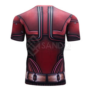 Ropa de verano Hombres Camisetas de sublimación de manga corta Cuello redondo Nueva llegada Camisetas de sublimación - Product Image 2