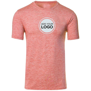 T-shirts de protection solaire en coton mélangé ultra doux UPF 50 + pour hommes T-shirts d'entraînement sans étiquette pour hommes - Product Image 4