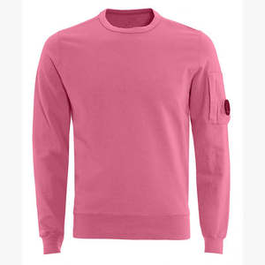 Sweat-shirt épais pour homme en polyester/coton, personnalisé avec impression en relief, 500 g/m², ample, uni, vente en gros, tendance 2025 - Product Image 3