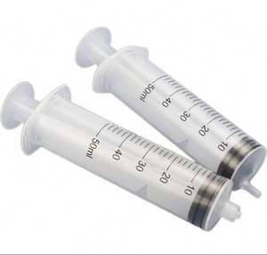 Jarum suntik besar dua tekanan tinggi, pistol 200ml 10cc 20ml 300ml sekali pakai dapat ditarik serbaguna - Product Image 6