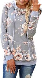 Femmes de haute qualité coton mélangé pull polaire sweats personnalisés poids léger basiques plaine sweats à capuche décontracté sweats à capuche vierges - Product Image 5