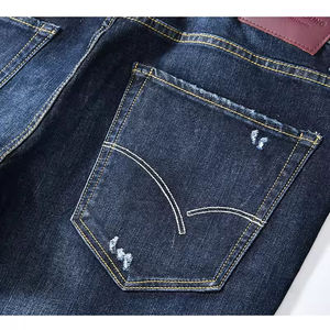 Ventes en gros de salopettes en jean pour hommes, taille mi-haute, MOQ faible, haute couture, respirantes, nouvelle arrivée - Product Image 6
